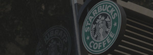 Starbucks signage with logo